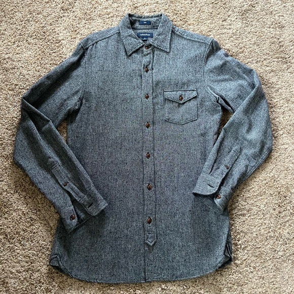 J. Crew Other - J Crew Jeans Japanese Slub Herringbone Shirt